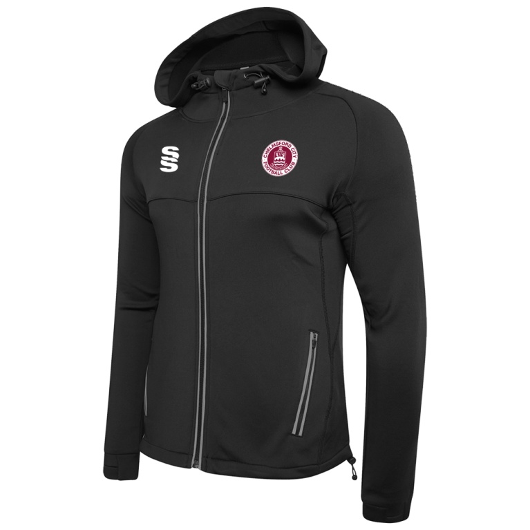 Chelmsford FC - Dual Full Zip Hoody - Black